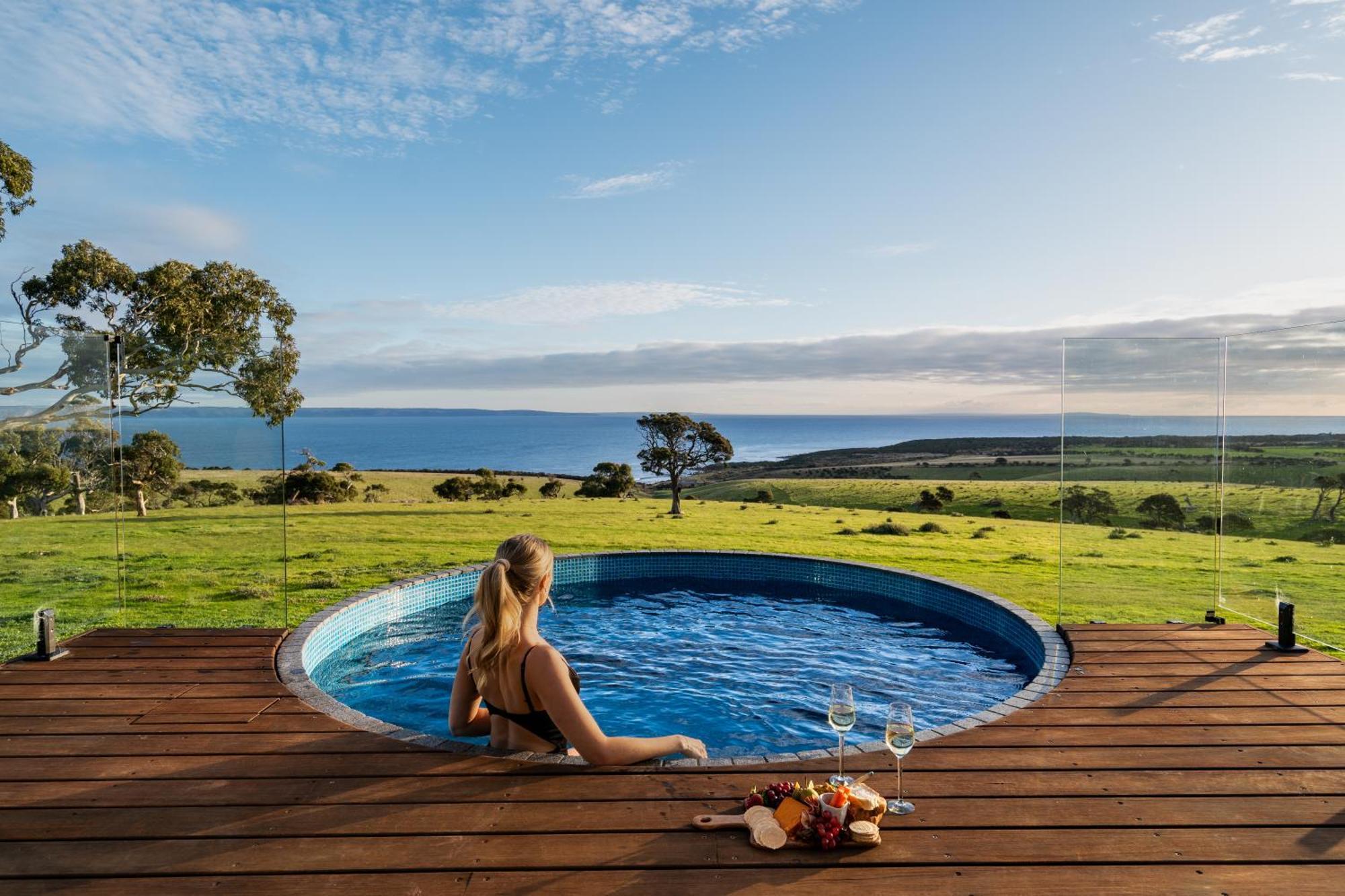 Luxury Ocean View House Saltbush Farm Villa Cape Jervis Exterior photo